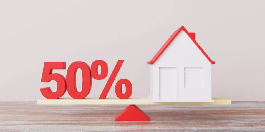 ¿Qué supone tener el usufructo sobre el 50 % de una vivienda?